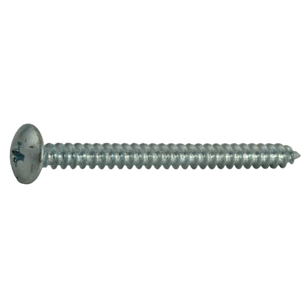 Midwest Fastener Sheet Metal Screw, #8 x 2 in, Zinc Plated Steel Truss Head Phillips Drive, 20 PK 36955 - main